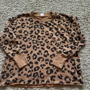 Leopard cozy sweater
